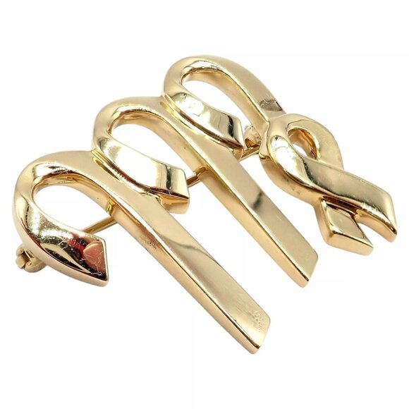 Tiffany & Co. Jewelry - Authentic! Tiffany & Co Paloma Picasso 18k Yellow Gold Zodiac Virgo Pin Brooch